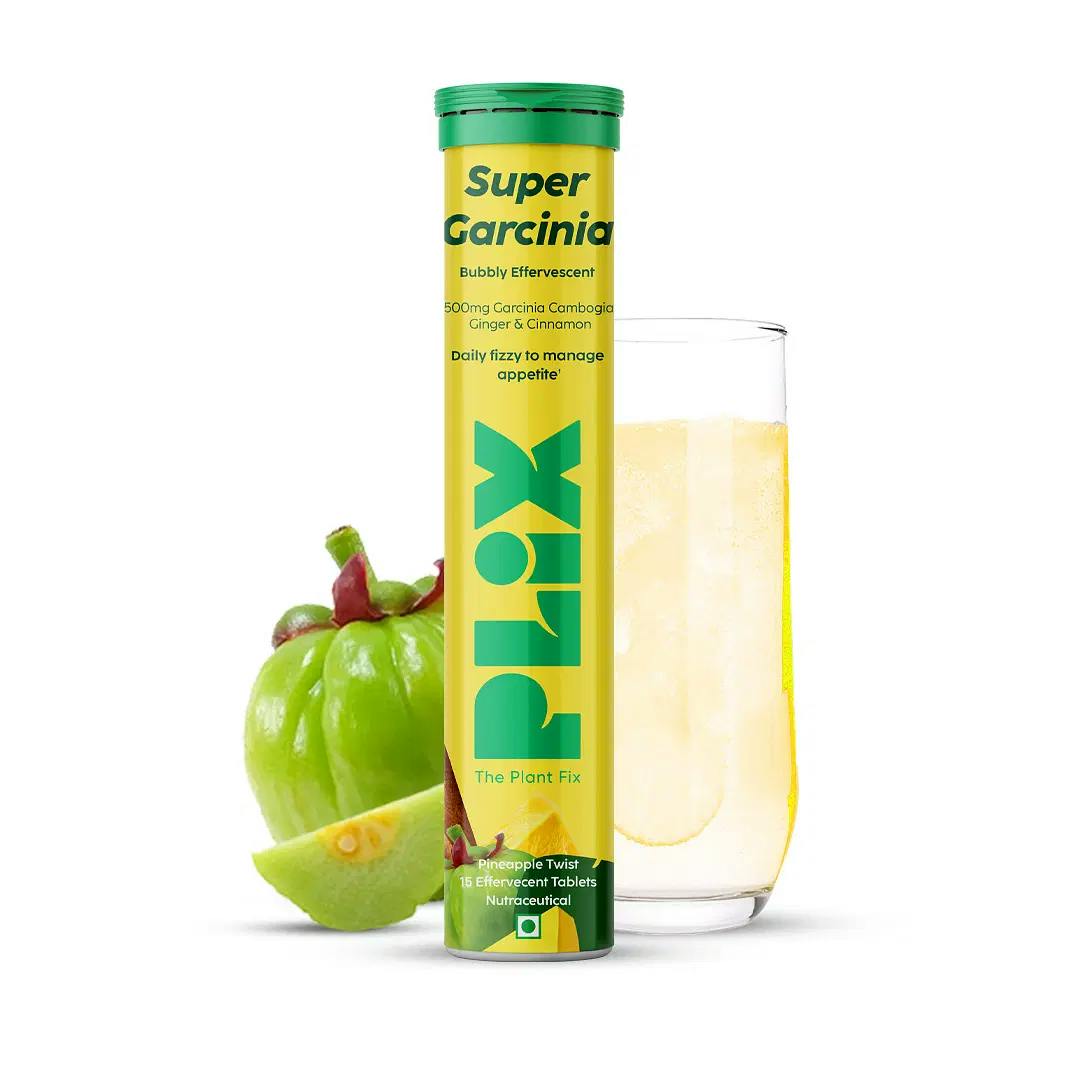 Plix The Plant Fix Garcinia Cambogia Advanced Weight Loss Drink 15 Effervescent Tablets Pack 