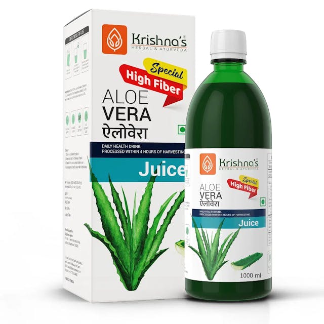 Krishna's Special Aloe Vera High Fiber Juice - 1000 ml (Pack of 1)