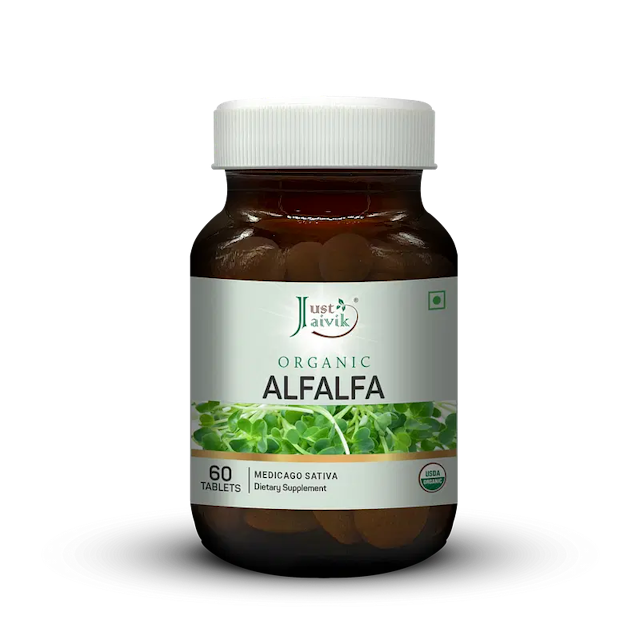 Just Jaivik Organic Alfalfa Tablets - 600mg