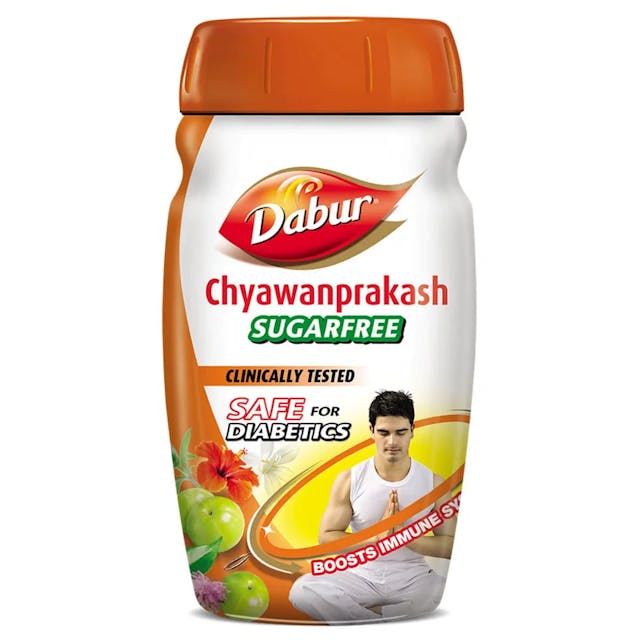 Dabur Chyawanprakash Sugarfree - 500g | Clinically Tested Safe for Diabetics | With 40+ Ayurvedic Herbs | Boosts Immunity | Helps Build Strength & Stamina | Builds Overall Health