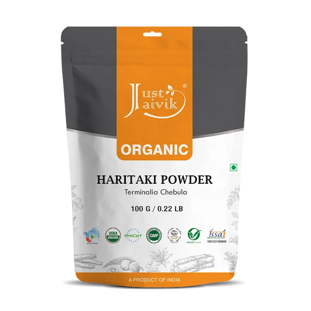 Just Jaivik Organic Haritaki Powder