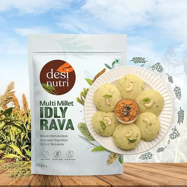 Desi Nutri Multi Millet Idly Rava Buy 2 Get 1 Free