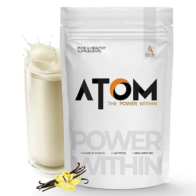 AS-IT-IS ATOM ISO Whey Gold 1Kg | 29g Protein | 100% Whey Protein Isolate | Prevents Muscle Loss | Faster Muscle Recovery | French vanilla