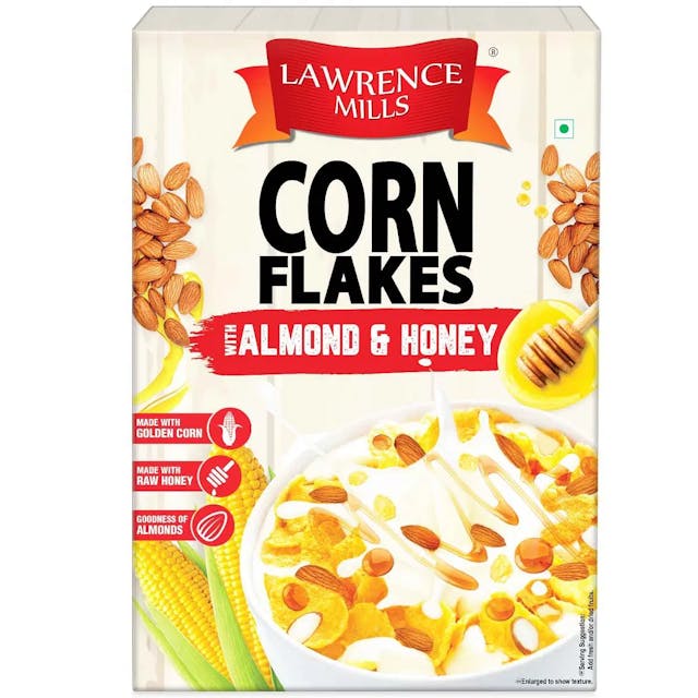 Bagrry’s Lawrence Mill Corn Flakes Almond Honey 300 Gram Box