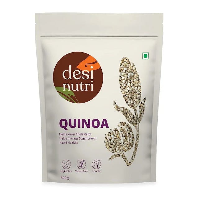 Desi Nutri Quinoa Millet Grains | Millets | Natural Grains | Korralu | Navanakki | Bathua | Quinoa Millet - 500 gms | Rich in Fiber and Protein | Siridhanya Millets | Sri Anna | Sree Anna
