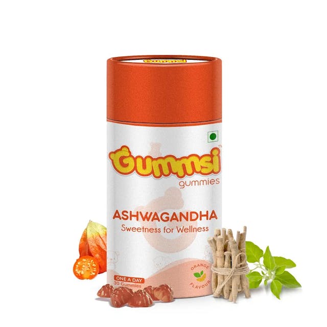 Gummsi Ashwagandha Gummies | With Vitamin E | For Relaxation & Focus