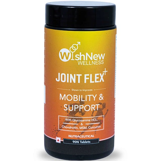 WishNew Wellness JOINT FLEX+, 90 Tablets | Advanced Joint Mobility & Support Formula | Serving Size: 3 Tablets Per Day