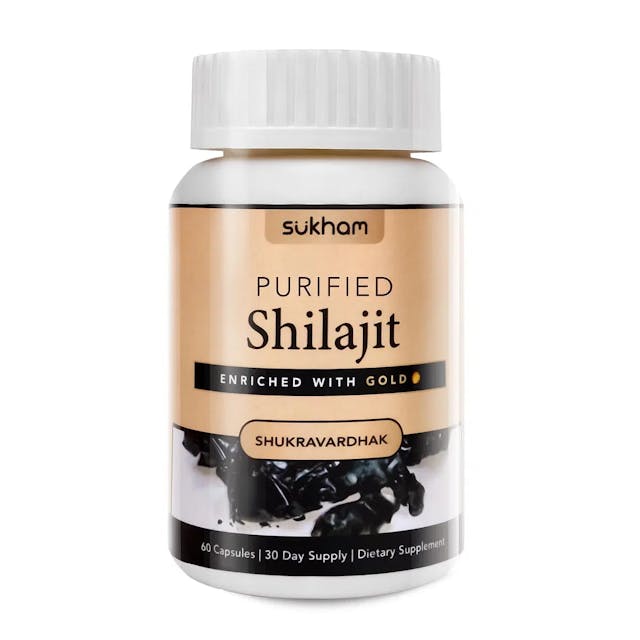 Sukham Himalayan Purified Shilajit | High In Fulvic Acid | Ayurvedic Premium Supplement I Power-Packed With Minerals| For Men