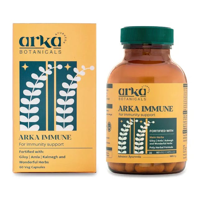 Arka Botanicals Arka Immune Capsule For immunity support 60 servings 360mg