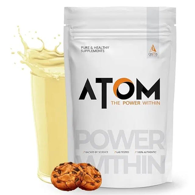 AS-IT-IS Nutrition AS-IT-IS ATOM ISO Whey Gold 1Kg | 100% Whey Protein Isolate | Prevents Muscle Loss | Faster Muscle Recovery | Cookies and cream