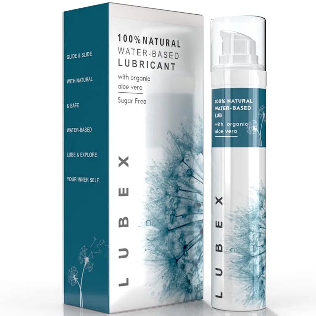 Lubex Lubricant Gel (Water-Based) Natural Lube with Aloe Vera for Her, Him & Couples - Vanilla Flavour