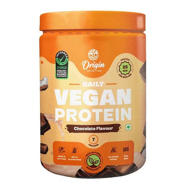Origin Nutrition 100% Vegan Plant Protein Powder Chocolate Flavour