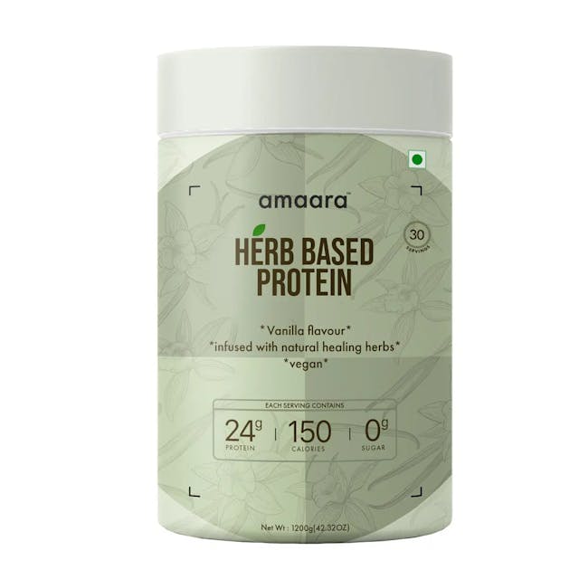 Herb Based Protein with Goodness of Ashwagandha & Turmeric, 24g protein, 15 Servings