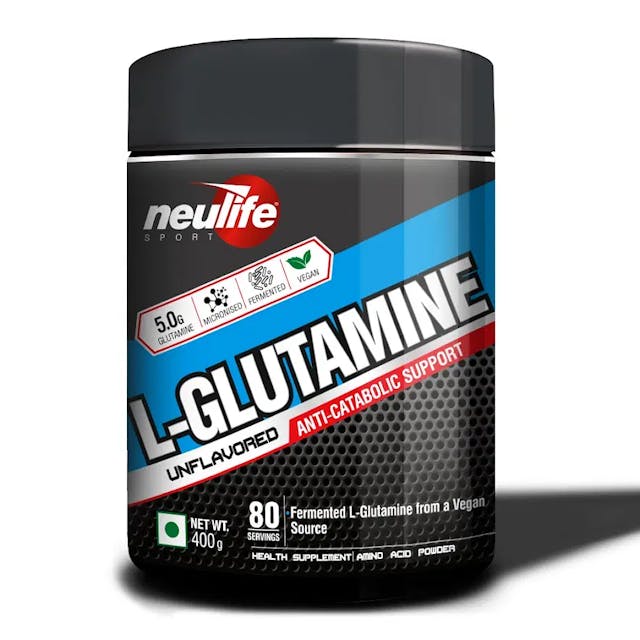 NEULIFE Fermented L-Glutamine Powder 400g Micronized &Vegan (Unflavored)